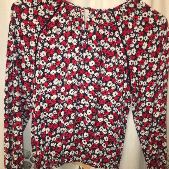 Long sleeve cropped blouse - Picture 3 of 3